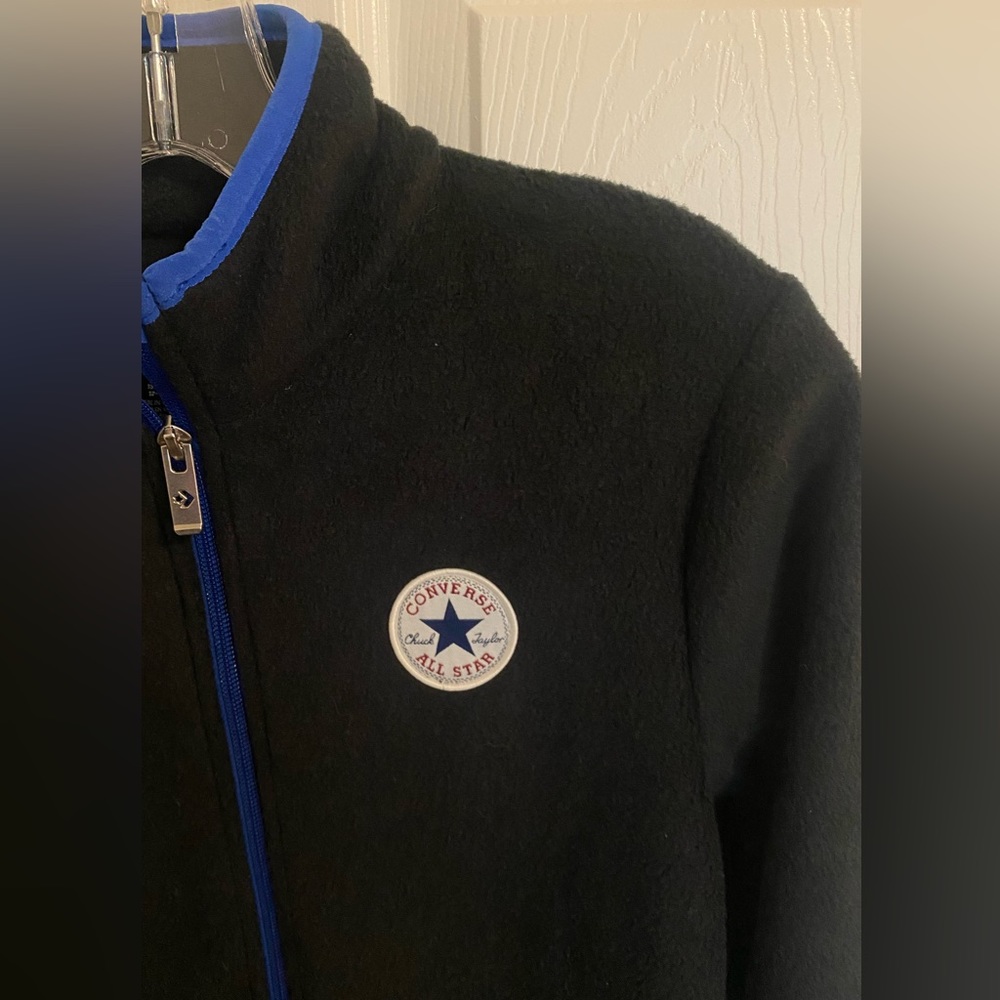 Converse, fleece zip up jacket, size Large (12-13 years)